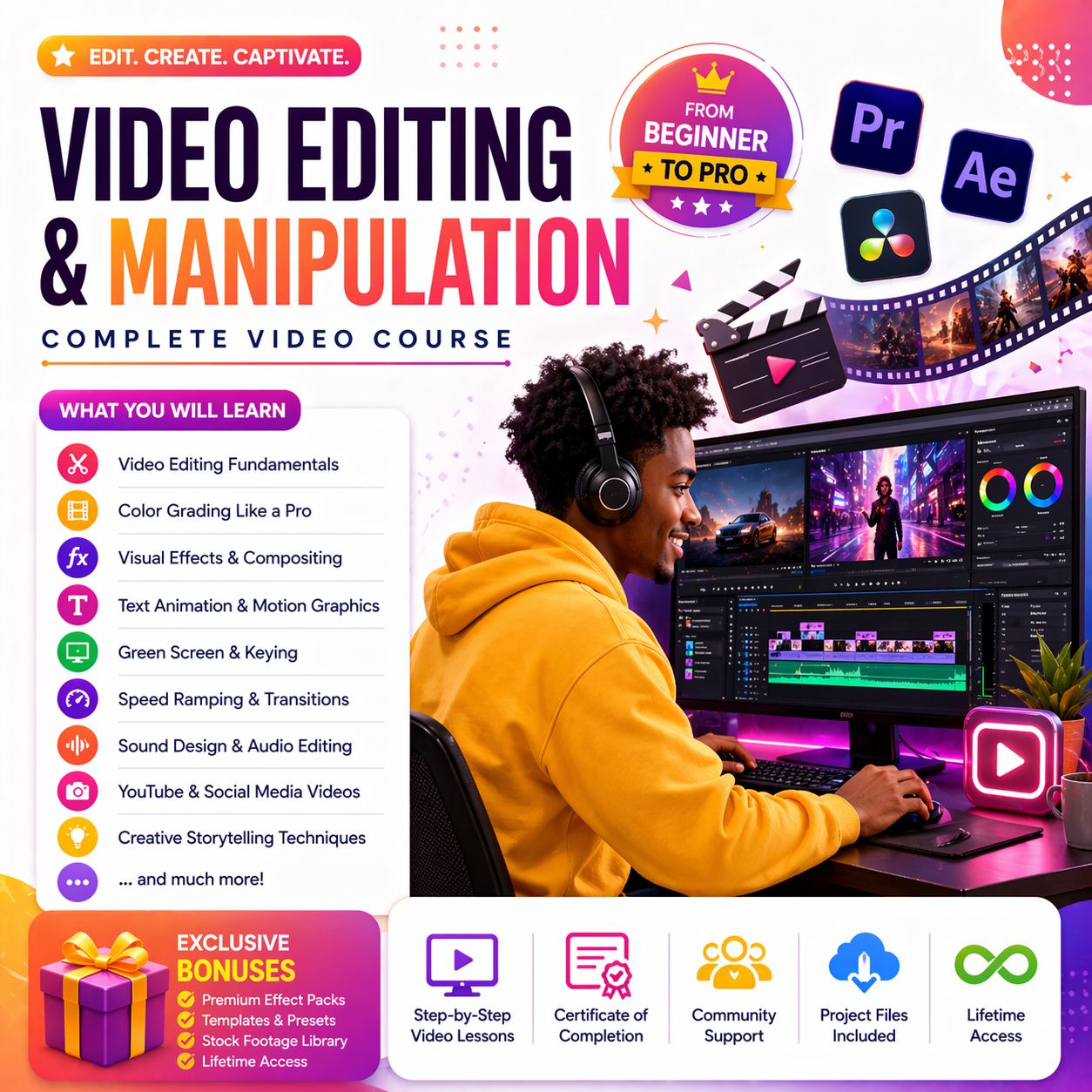 Video Editing & Manipulation (A–Z) image